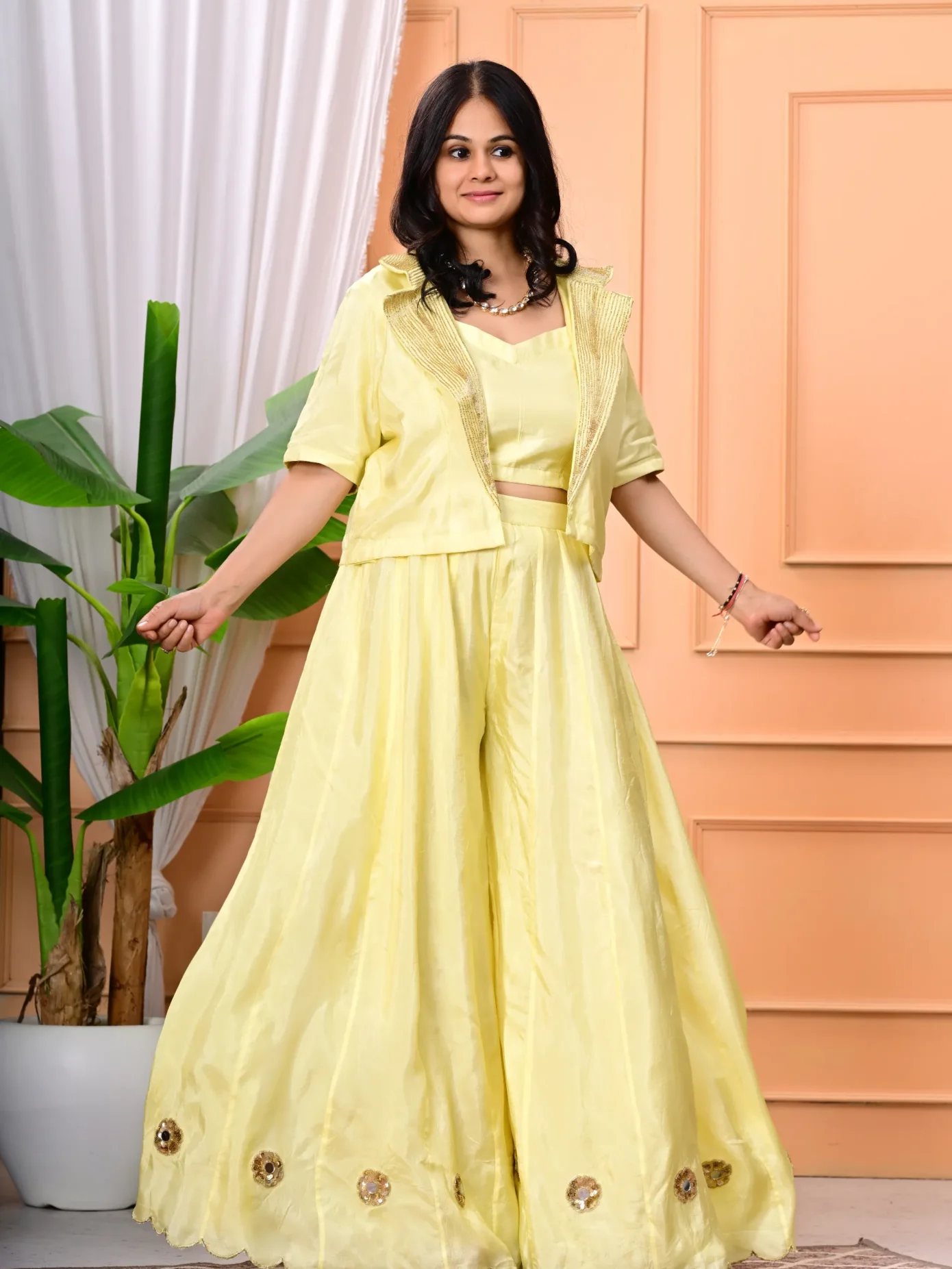 Nimboo Handwork Dress – Opada Silk Luxury